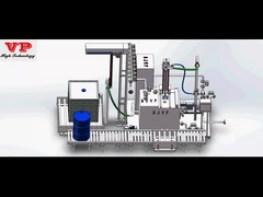 単位をデカントするIbc 200lのドラム
